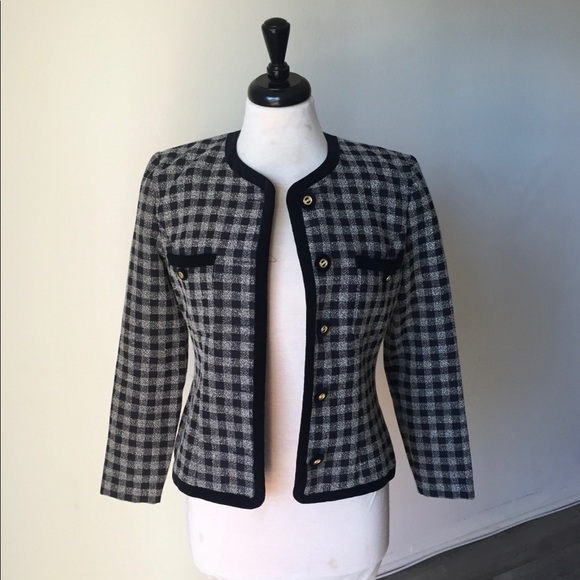 Vintage 50s Inspired Retro Blazer Tweed - Picture 1 of 4